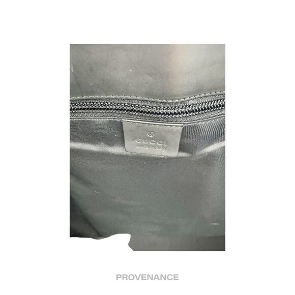 🔴 Gucci Large Travel Tote Bag  - Black GG Nylon Canvas - Picture 11 of 14